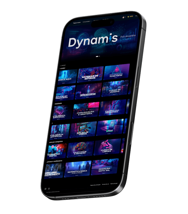 Plataforma Dynamis no celular